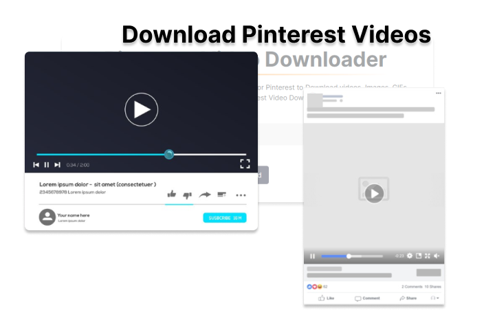 <strong>Características clave del descargador de videos de pinterest</strong>